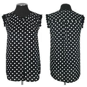 Daniel Rainn – Poppins Polka Dot Crochet Top – Small